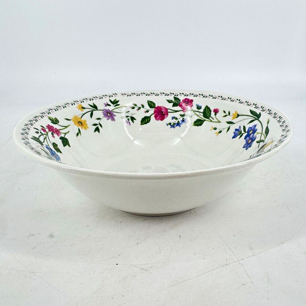 Vintage 1993 Farberware English Garden #225 Serving Bowl 9”